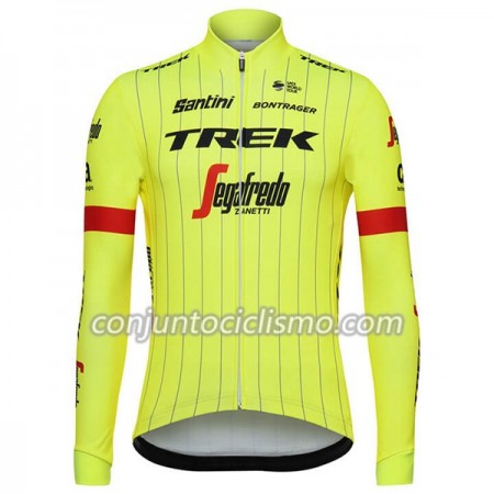 Maillot mangas largas 2018 Trek-Segafredo N002